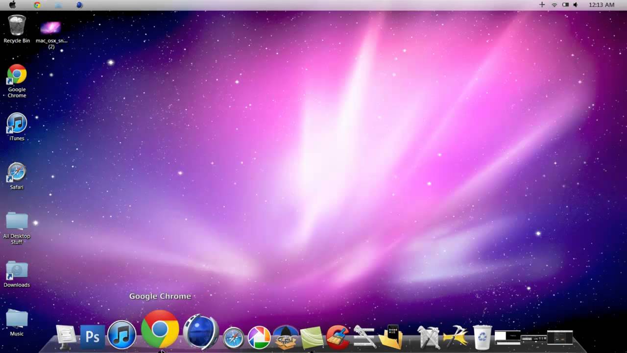 mac desktop themes for windows 7